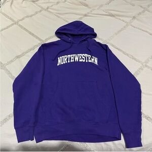 Gildan Purple Northwestern Hoodie